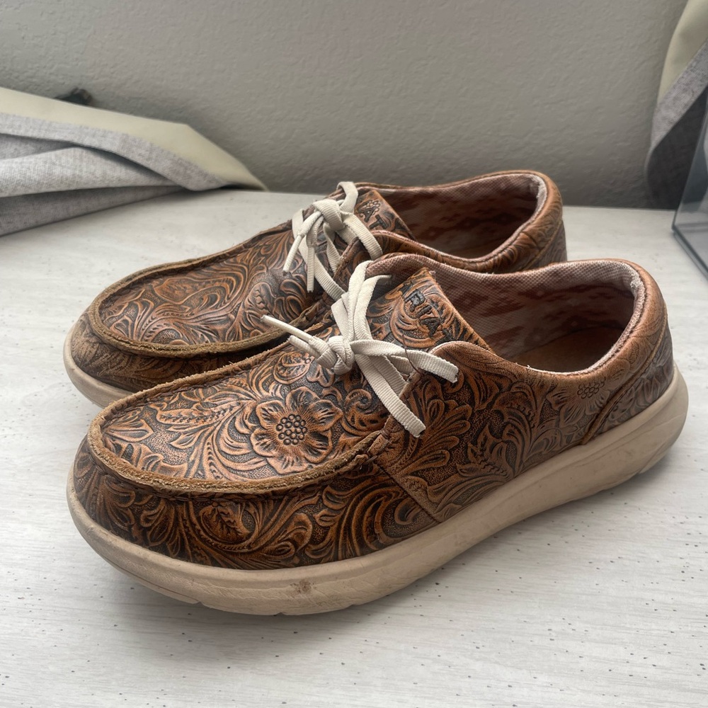 Ariat Hilo Leather Shoes - Picture 3 of 10